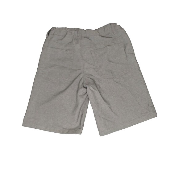 Cat & Jack Boys Flat Front Shorts Gray Chambray 10 - Picture 2 of 10